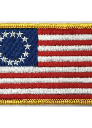 BuckUp Tactical Morale Patch Hook Betsy Ross Patches 3x2".