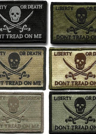 BuckUp Tactical Morale Patch Hook Calico Jack LOD DTOM Patches 3x2".