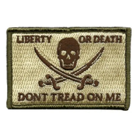 BuckUp Tactical Morale Patch Hook Calico Jack LOD DTOM Patches 3x2".