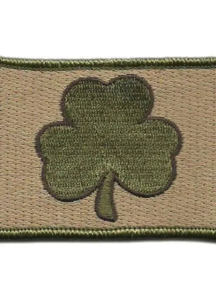 BuckUp Tactical Morale Patch Hook Clover Irish Patches 3x2".