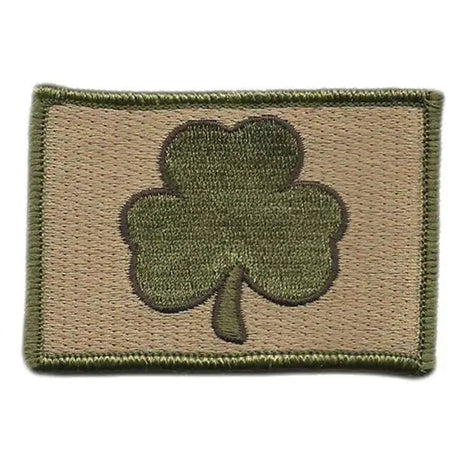 BuckUp Tactical Morale Patch Hook Clover Irish Patches 3x2".