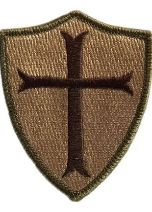 BuckUp Tactical Morale Patch Hook Crusader Sheild Patches 3".