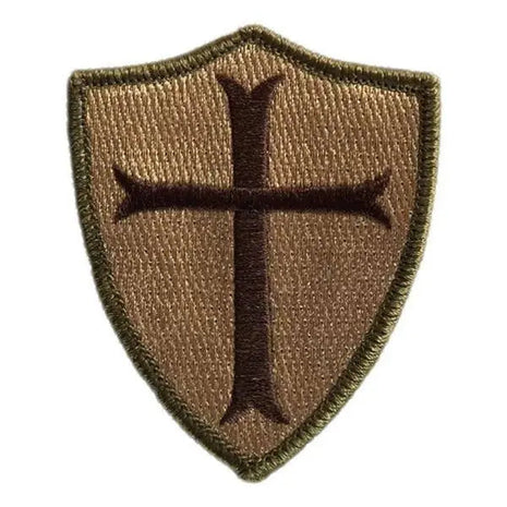 BuckUp Tactical Morale Patch Hook Crusader Sheild Patches 3".
