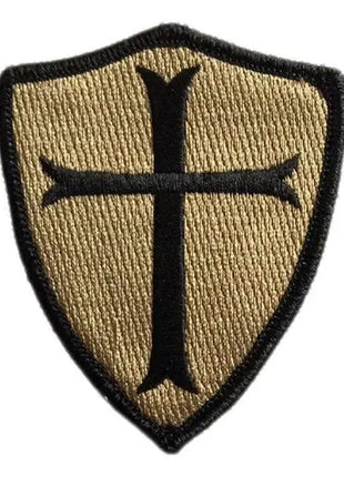 BuckUp Tactical Morale Patch Hook Crusader Sheild Patches 3".