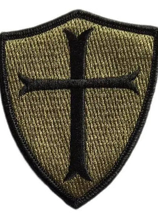 BuckUp Tactical Morale Patch Hook Crusader Sheild Patches 3".