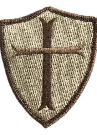 BuckUp Tactical Morale Patch Hook Crusader Sheild Patches 3".