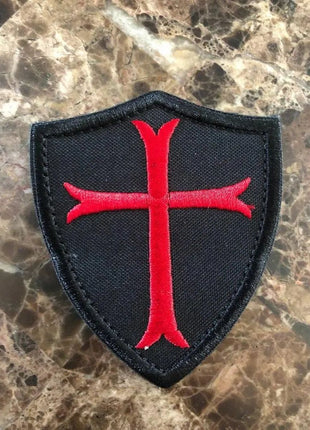 BuckUp Tactical Morale Patch Hook Crusader Sheild Patches 3".