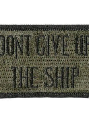 BuckUp Tactical Morale Patch Hook Dont Give Up The Ship 3x2".