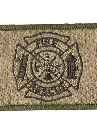 BuckUp Tactical Morale Patch Hook FD Fire Fighter Department Seal Patches 3x2".