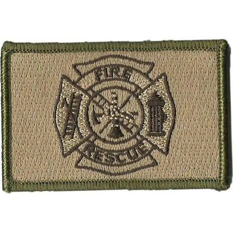 BuckUp Tactical Morale Patch Hook FD Fire Fighter Department Seal Patches 3x2".