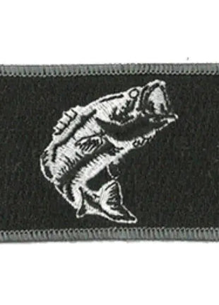 BuckUp Tactical Morale Patch Hook Fishing Bass Wildlife Patches 3x2".