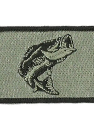 BuckUp Tactical Morale Patch Hook Fishing Bass Wildlife Patches 3x2".