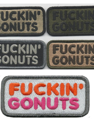 BuckUp Tactical Morale Patch Hook Fuckin Gonuts Patches 1.5x3".