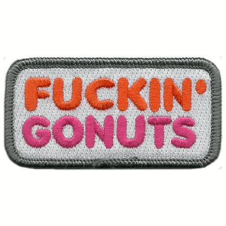 BuckUp Tactical Morale Patch Hook Fuckin Gonuts Patches 1.5x3".