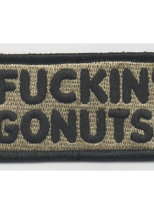 BuckUp Tactical Morale Patch Hook Fuckin Gonuts Patches 1.5x3".