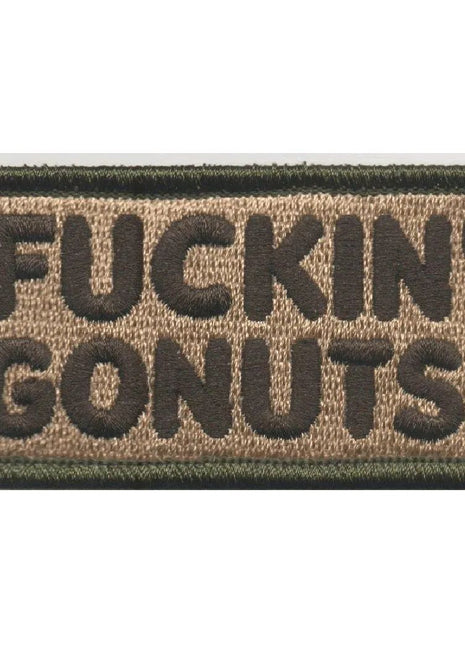 BuckUp Tactical Morale Patch Hook Fuckin Gonuts Patches 1.5x3".