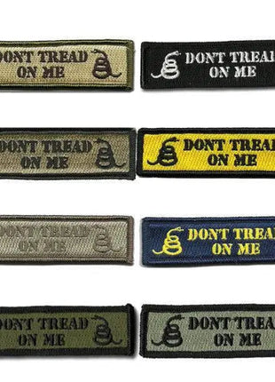 BuckUp Tactical Morale Patch Hook Gadsden Don't Tread on Me DTOM Patches 3.75x1" - BuckUp Tactical