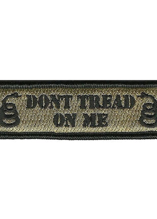 BuckUp Tactical Morale Patch Hook Gadsden Don't Tread on Me DTOM Patches 3.75x1" - BuckUp Tactical