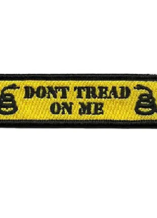 BuckUp Tactical Morale Patch Hook Gadsden Don't Tread on Me DTOM Patches 3.75x1" - BuckUp Tactical