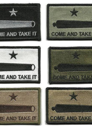 BuckUp Tactical Morale Patch Hook Gonzales Come & Take it Cannon Patches 3x2".