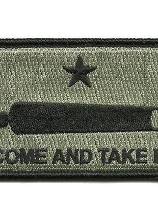 BuckUp Tactical Morale Patch Hook Gonzales Come & Take it Cannon Patches 3x2".