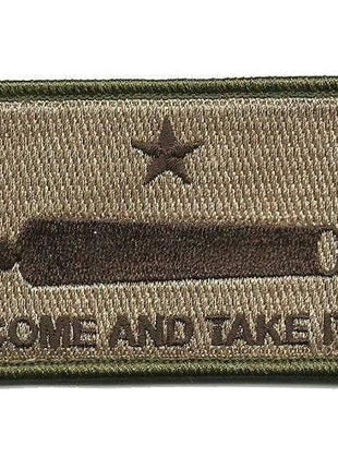 BuckUp Tactical Morale Patch Hook Gonzales Come & Take it Cannon Patches 3x2".