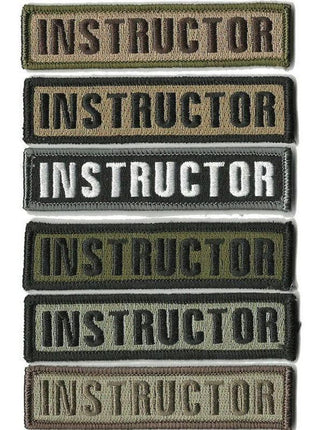 BuckUp Tactical Morale Patch Hook Instructor Morale Patches 3.75x1".