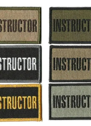 BuckUp Tactical Morale Patch Hook Instructor Patches 3x2".