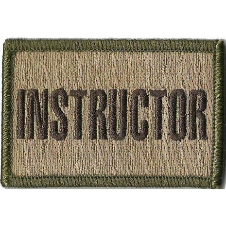 BuckUp Tactical Morale Patch Hook Instructor Patches 3x2".