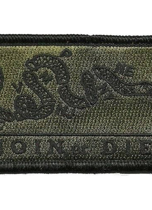 BuckUp Tactical Morale Patch Hook Join or Die Gadsden Snake DTOM Patches 3x2".