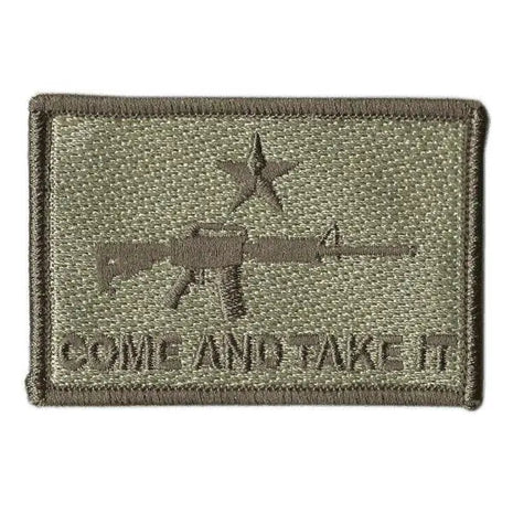 BuckUp Tactical Morale Patch Hook M16 M-16 Come And Take It Patches 3x2".