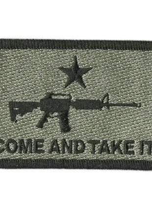 BuckUp Tactical Morale Patch Hook M16 M-16 Come And Take It Patches 3x2".