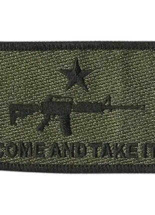 BuckUp Tactical Morale Patch Hook M16 M-16 Come And Take It Patches 3x2".