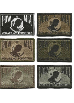 BuckUp Tactical Morale Patch Hook POW MIA Prisoner of War Patches 3x2" - BuckUp Tactical