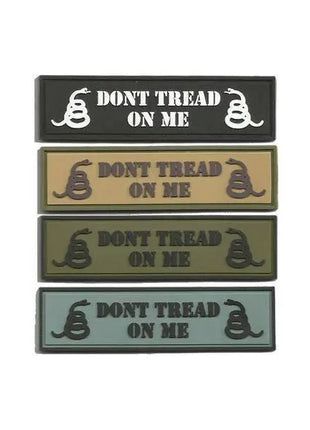 BuckUp Tactical Morale Patch Hook PVC DONT TREAD ON ME MORALE PATCH 1"x3.75".