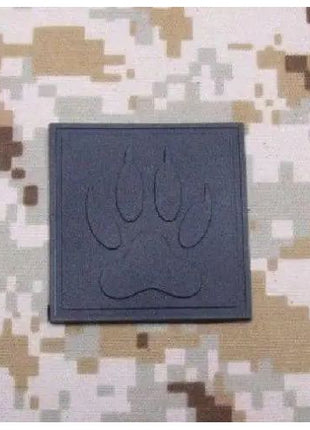 BuckUp Tactical Morale Patch Hook PVC K9 Paw K-9 PD Cop Dog Handeler Patches 2".