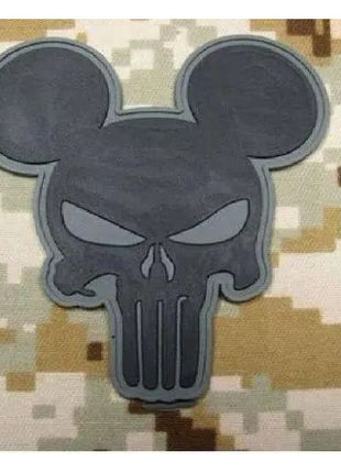 BuckUp Tactical Morale Patch Hook PVC Punisher Mickey Mouse Patches 2.75" - BuckUp Tactical