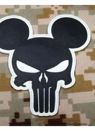 BuckUp Tactical Morale Patch Hook PVC Punisher Mickey Mouse Patches 2.75" - BuckUp Tactical