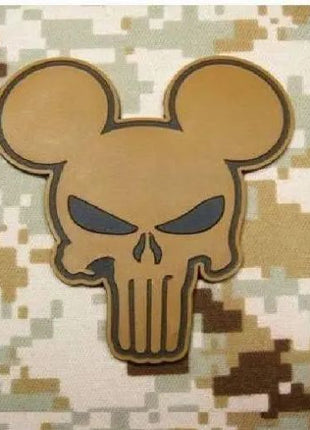 BuckUp Tactical Morale Patch Hook PVC Punisher Mickey Mouse Patches 2.75" - BuckUp Tactical