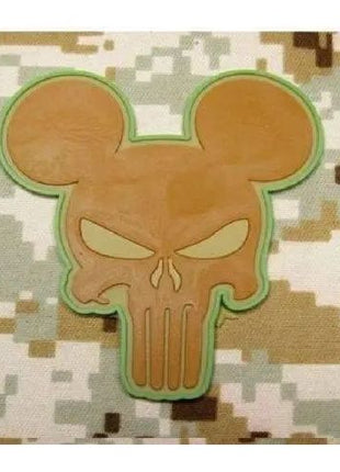 BuckUp Tactical Morale Patch Hook PVC Punisher Mickey Mouse Patches 2.75" - BuckUp Tactical