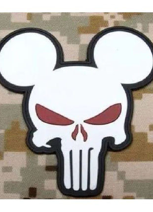 BuckUp Tactical Morale Patch Hook PVC Punisher Mickey Mouse Patches 2.75" - BuckUp Tactical