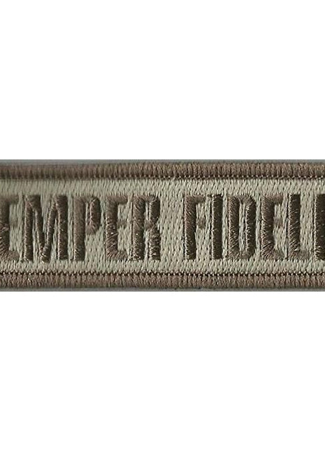 BuckUp Tactical Morale Patch Hook Semper Fidelis Morale Patches 3.75x1".