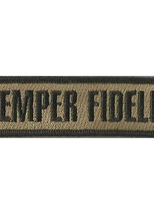 BuckUp Tactical Morale Patch Hook Semper Fidelis Morale Patches 3.75x1".