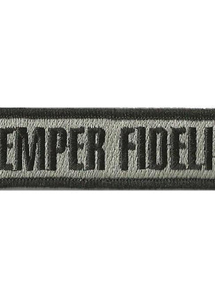BuckUp Tactical Morale Patch Hook Semper Fidelis Morale Patches 3.75x1".