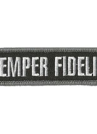 BuckUp Tactical Morale Patch Hook Semper Fidelis Morale Patches 3.75x1".