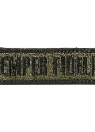 BuckUp Tactical Morale Patch Hook Semper Fidelis Morale Patches 3.75x1".