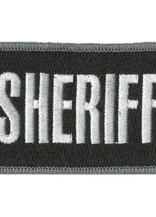 BuckUp Tactical Morale Patch Hook SHERIFF County PD Cop Patches 3x2".