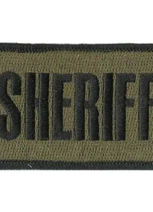 BuckUp Tactical Morale Patch Hook SHERIFF County PD Cop Patches 3x2".