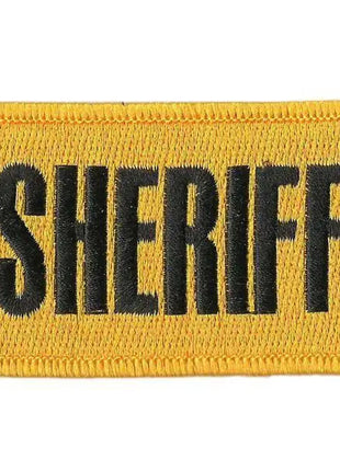 BuckUp Tactical Morale Patch Hook SHERIFF County PD Cop Patches 3x2".
