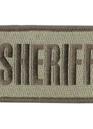 BuckUp Tactical Morale Patch Hook SHERIFF County PD Cop Patches 3x2".